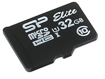 MicroSD  32GB  Silicon Power Class 10  Elite UHS-I (R/W 85/15 Mb/s) без адаптера
