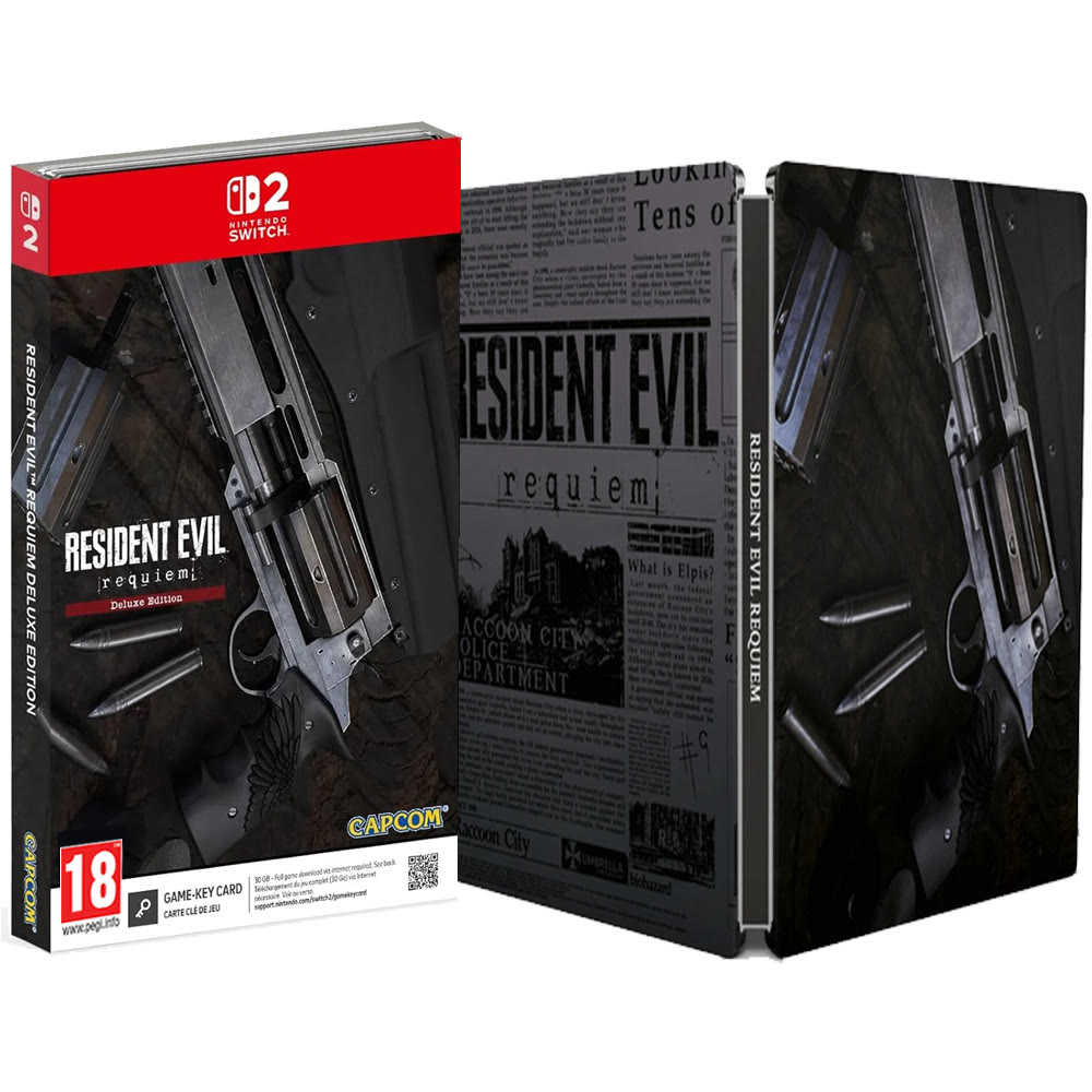 Resident Evil 9: Requiem - Deluxe Edition (Steelbook) (Game-Key Card) [Switch 2, русская версия]