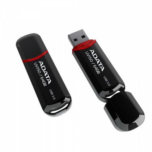 USB 3.0  64GB  A-Data  UV150  чёрный