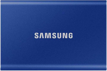 Внешний SSD  Samsung  1 TB  T7 Portable, синий, 1.8", USB Type-C, USB 3.1