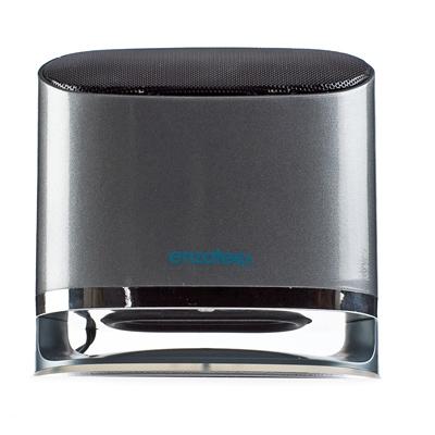 Колонка-истема ENZATEC SP703GY, USB, 2.0-в-1, чёрная. Настольная. USB 2.0/3.5мм джек. Мощность: 2.5