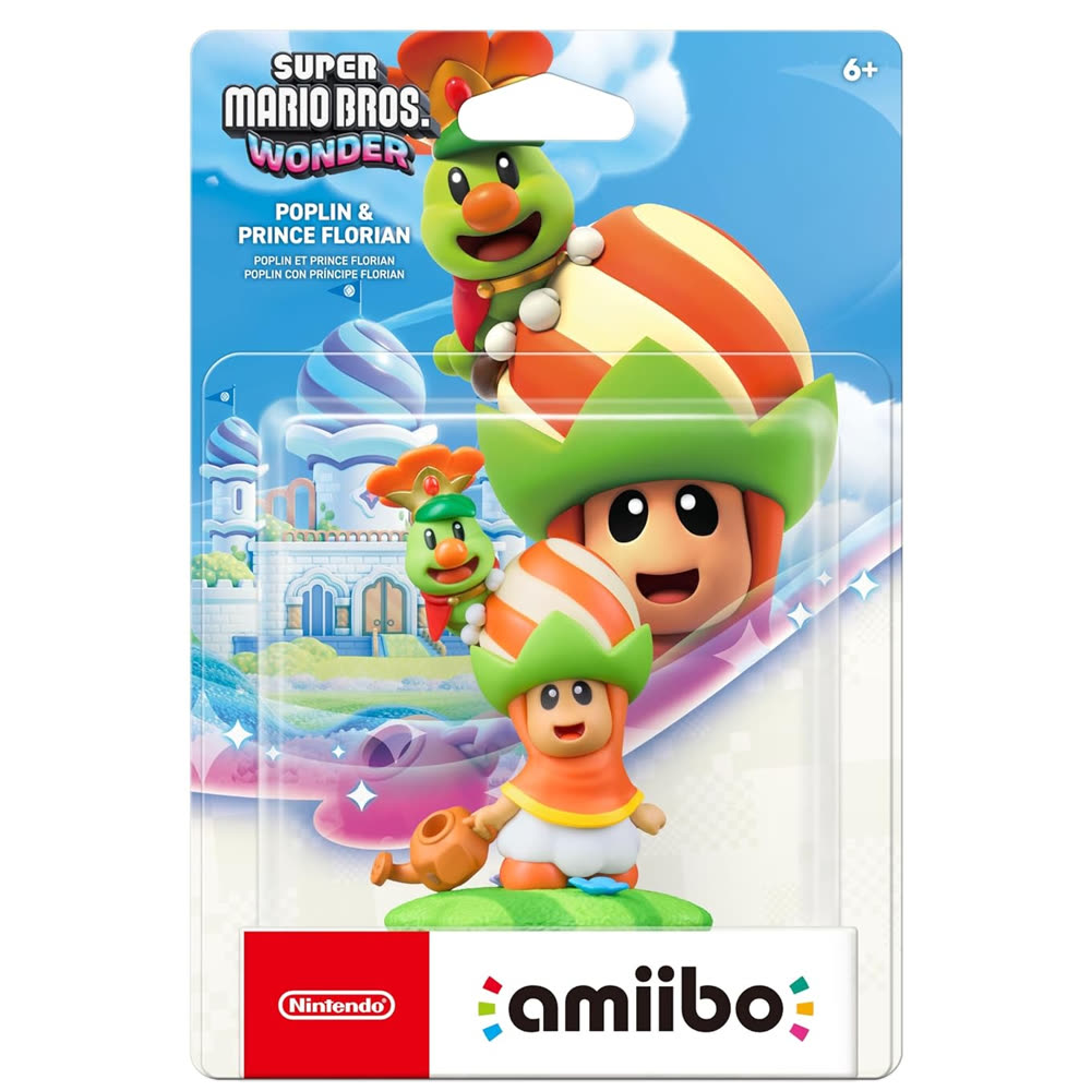 Poplin & Prince Florian (Super Mario Bros. Wonder коллекция) [Nintendo Amiibo Character]