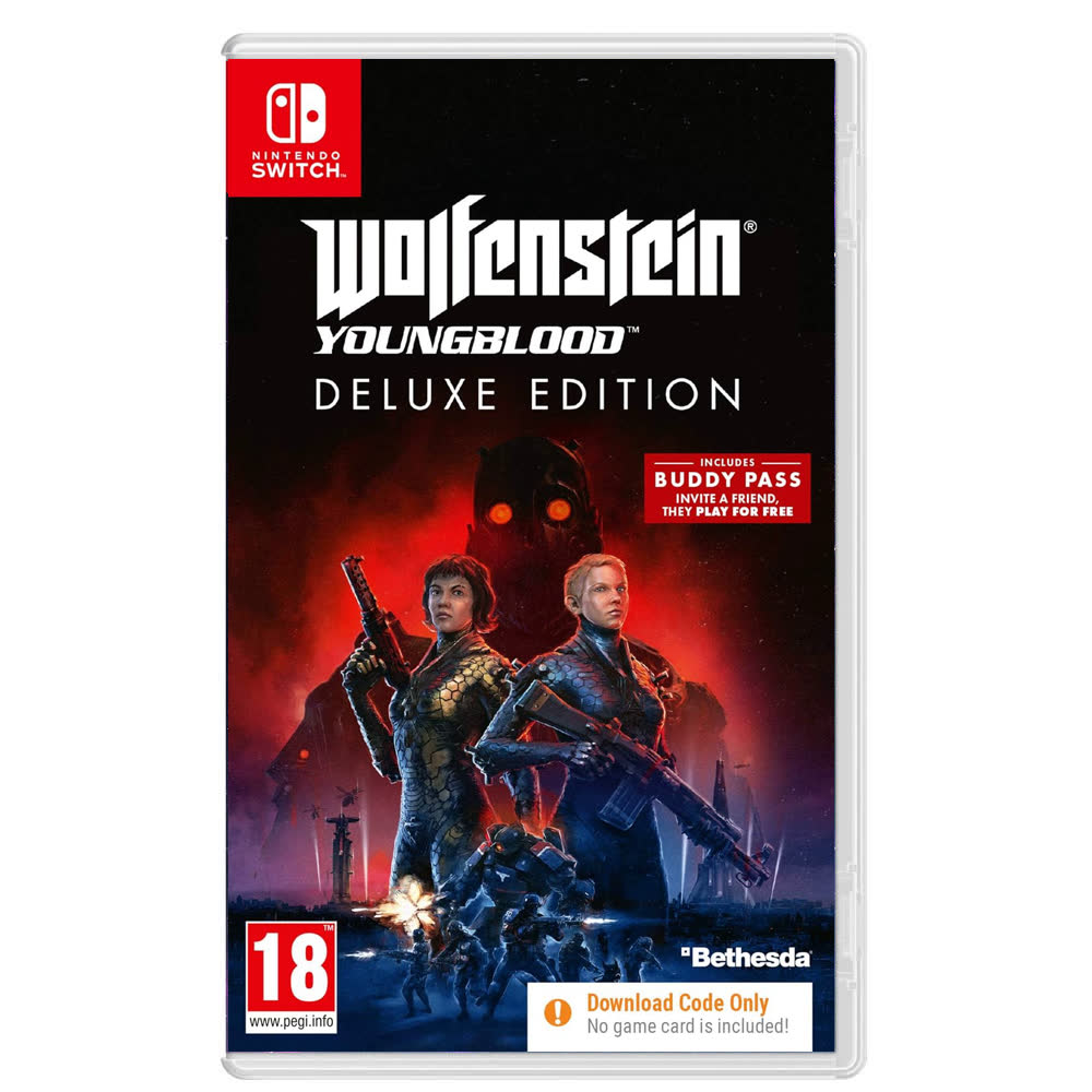 Wolfenstein: Youngblood - Deluxe Edition (Code in box) [Nintendo Switch, русская версия]