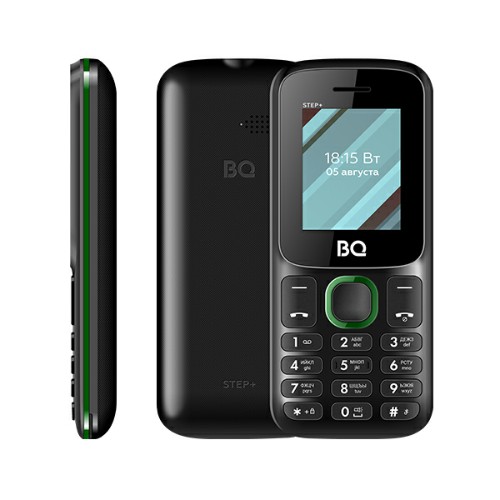 Мобильный телефон BQ 1848 Step+ Black+Green (1/40)