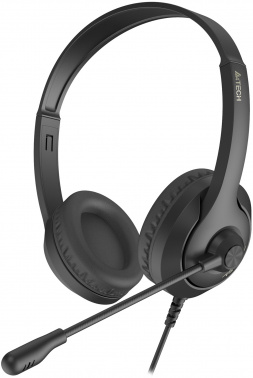 Гарнитура A4TECH Fstyler FH100 2м накладные оголовье (FH100 (STONE BLACK)), черный