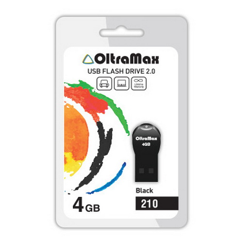 USB  4GB  OltraMax  210  чёрный