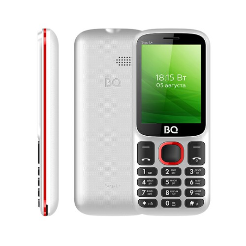 Мобильный телефон BQ 2440 Step L+ White+Red (1/40)