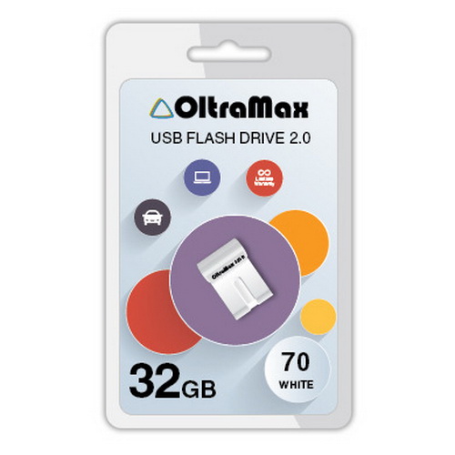 USB  32GB  OltraMax   70  белый