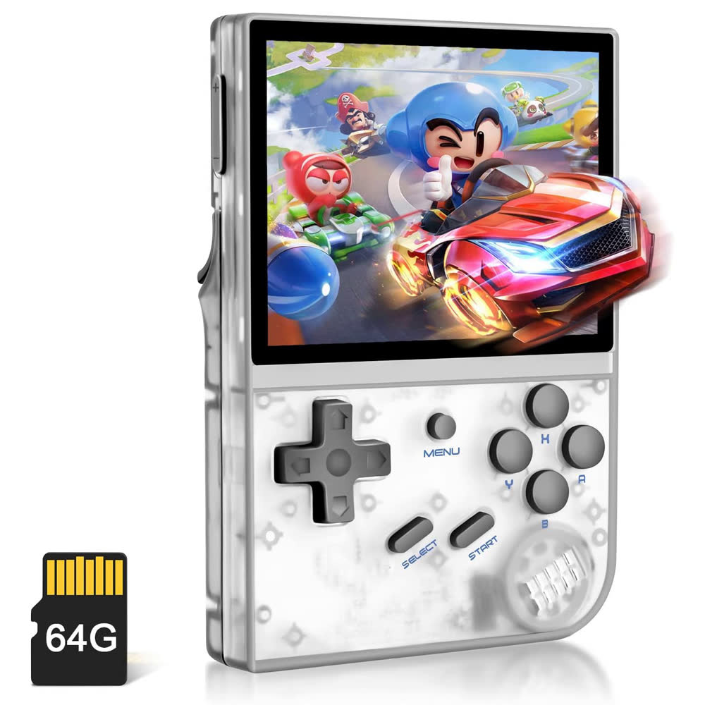 Портативная игровая приставка Anbernic RG35XX Transparent White