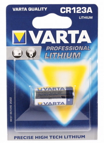 Элемент питания VARTA  CR 123A Lithium (1 бл)  (1/10/100)