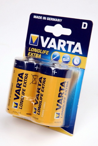 Элемент питания VARTA  LR20 LONGLIFE (2 бл)  (2/20/100)