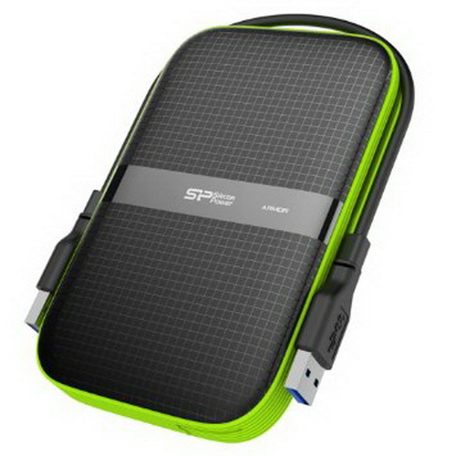 Внешний HDD  Siliсon Power  2 TB  A60 антиудар (122 см), чёрный, 2.5", USB 3.0