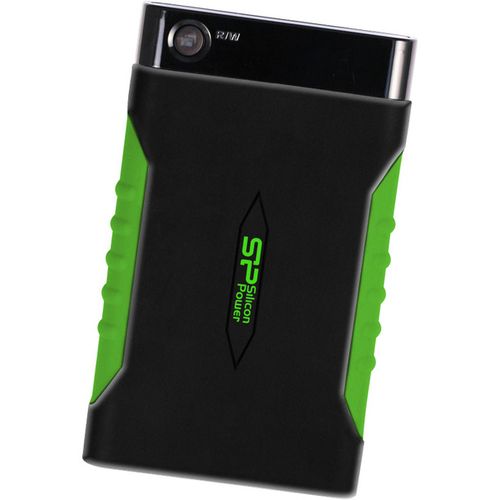 Внешний HDD  Siliсon Power  1 TB  A15 Armor, чёрный/зелёный, 2.5", USB 3.0