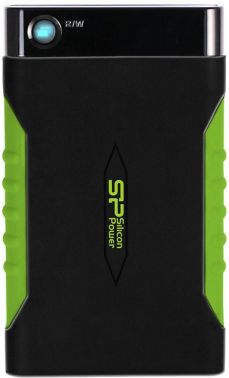 Внешний HDD  Siliсon Power  2 TB  A15 Armor, чёрный/зелёный, 2.5", USB 3.0
